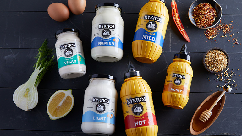 KYKNOS: Είσοδος στις κατηγορίες Μουστάρδα και Μαγιονέζα με 6 μοναδικές γεύσεις